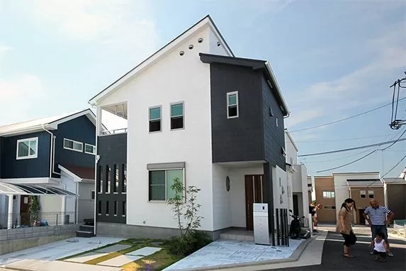 大阪の新築一戸建て（注文住宅）Ｋ様邸の外観