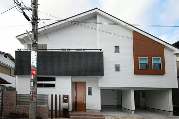 大阪の新築一戸建て（注文住宅）Ｏ様邸の外観スタイル
