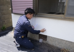 外観・外壁・外部ひび割れ等の確認